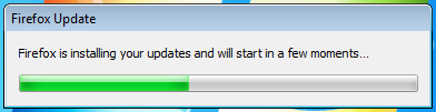 Firefox Update Dialog